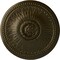 Ekena Millwork Bailey Ceiling Medallion (Fits Canopies up to 4"), Hand-Painted Green Gold, 18 1/8"OD x 3/4"P CM19BIGGS - alternate 1